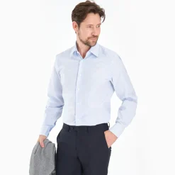 Regular Double Line Cotton Classic Shirt
