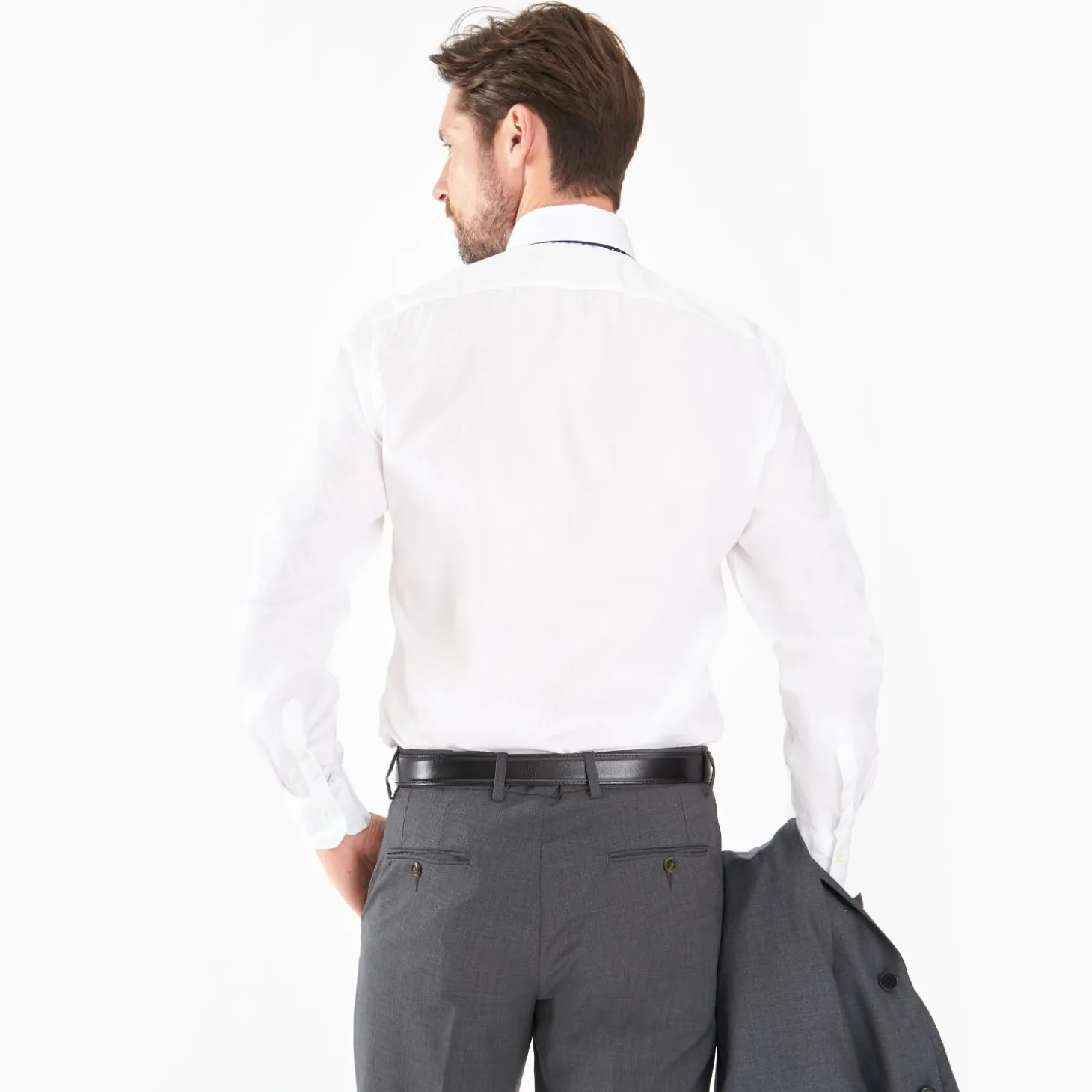Regular White Cotton Classic Shirt