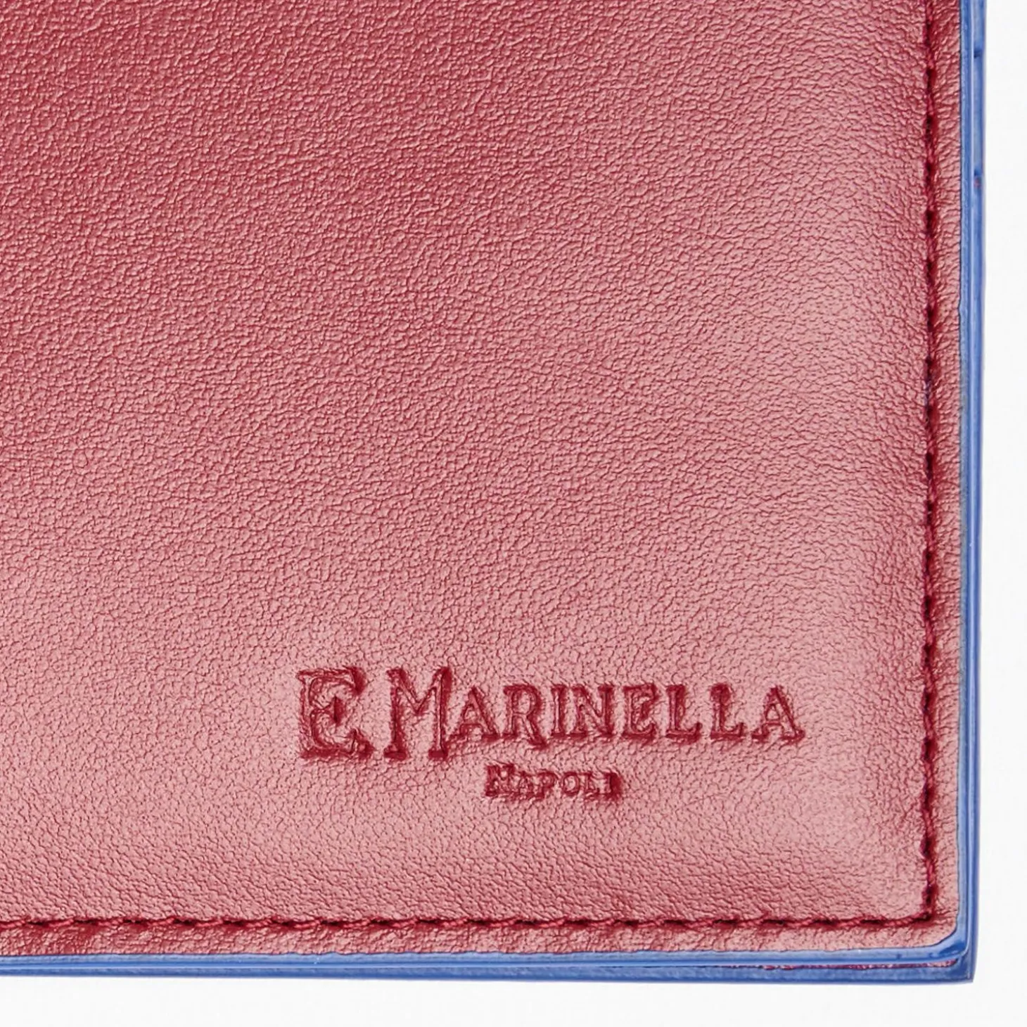 Ruby Red Leather Horizontal Wallet