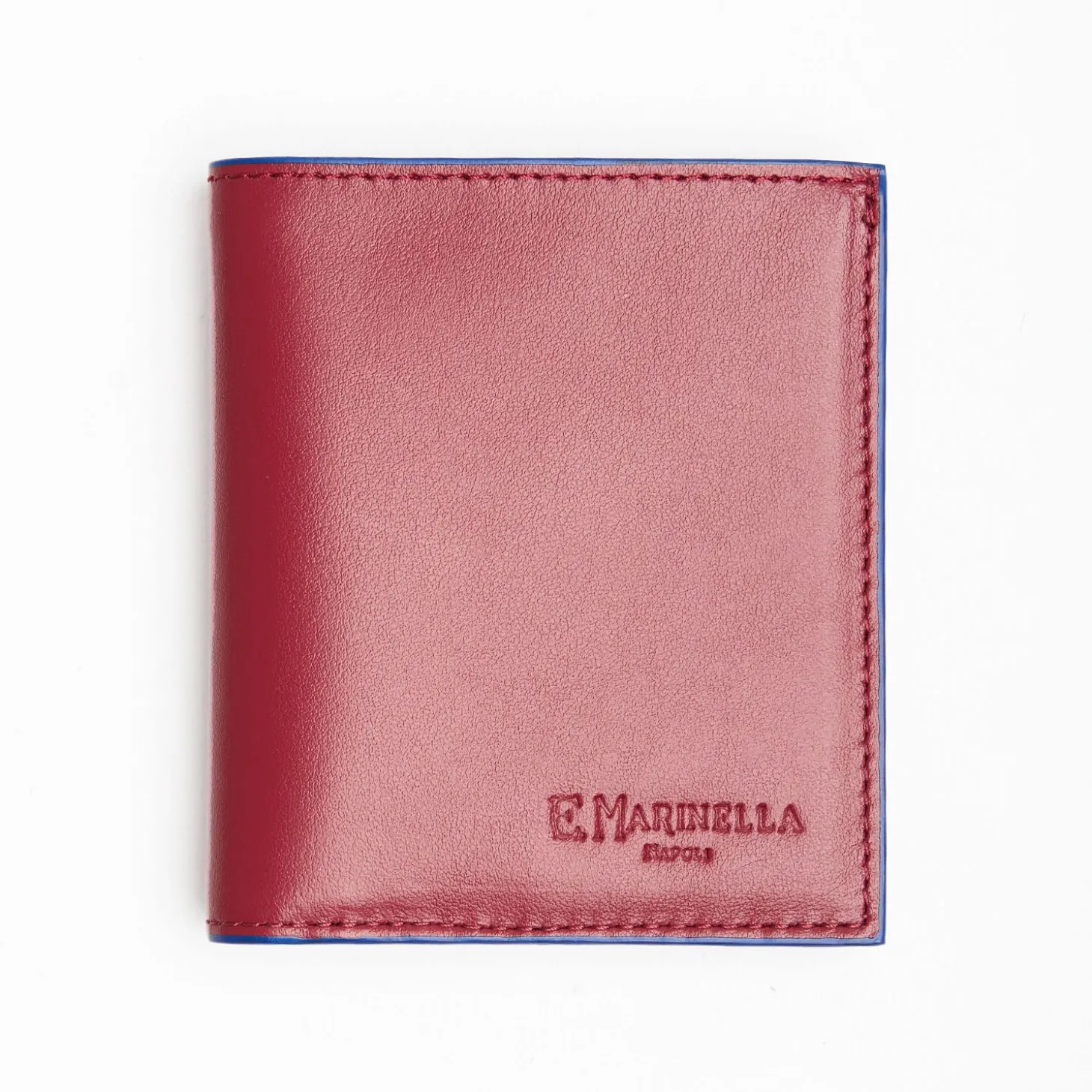 Ruby Red Leather Small Wallet