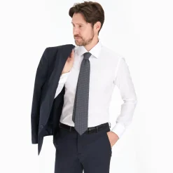 Slim Double Cuff Formal Shirt In Cotton