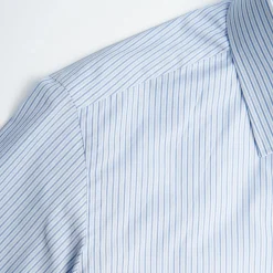 Slim Double Line Cotton Classic Shirt