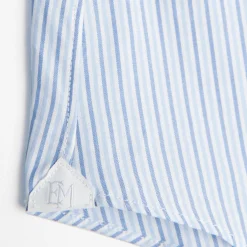 Slim Double Line Cotton Classic Shirt