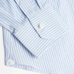 Slim Double Line Cotton Classic Shirt