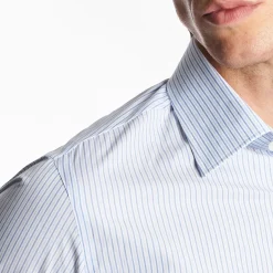 Slim Double Line Cotton Classic Shirt
