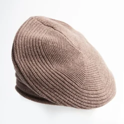 Striped Basque In Dark Brown Cashmere