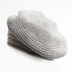 Striped Basque In Gray Cashmere