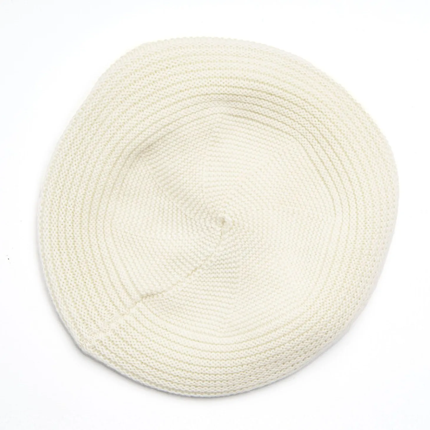 Striped Basque In White Cashmere