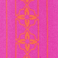 Violet And Orange Silk Twilly