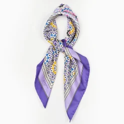 Violet Silk Scarf 90 - Mosaic