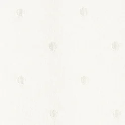 White Cerimonial Silk Satin Tie Polka Dot Pattern
