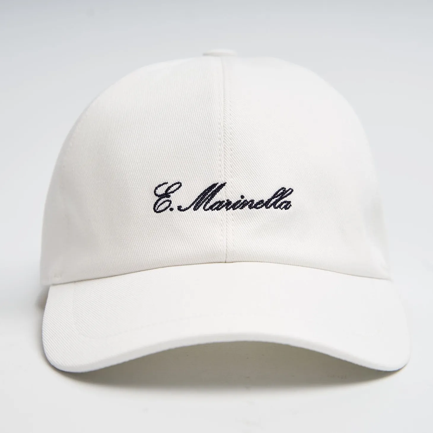 White Cotton Baseball Cap