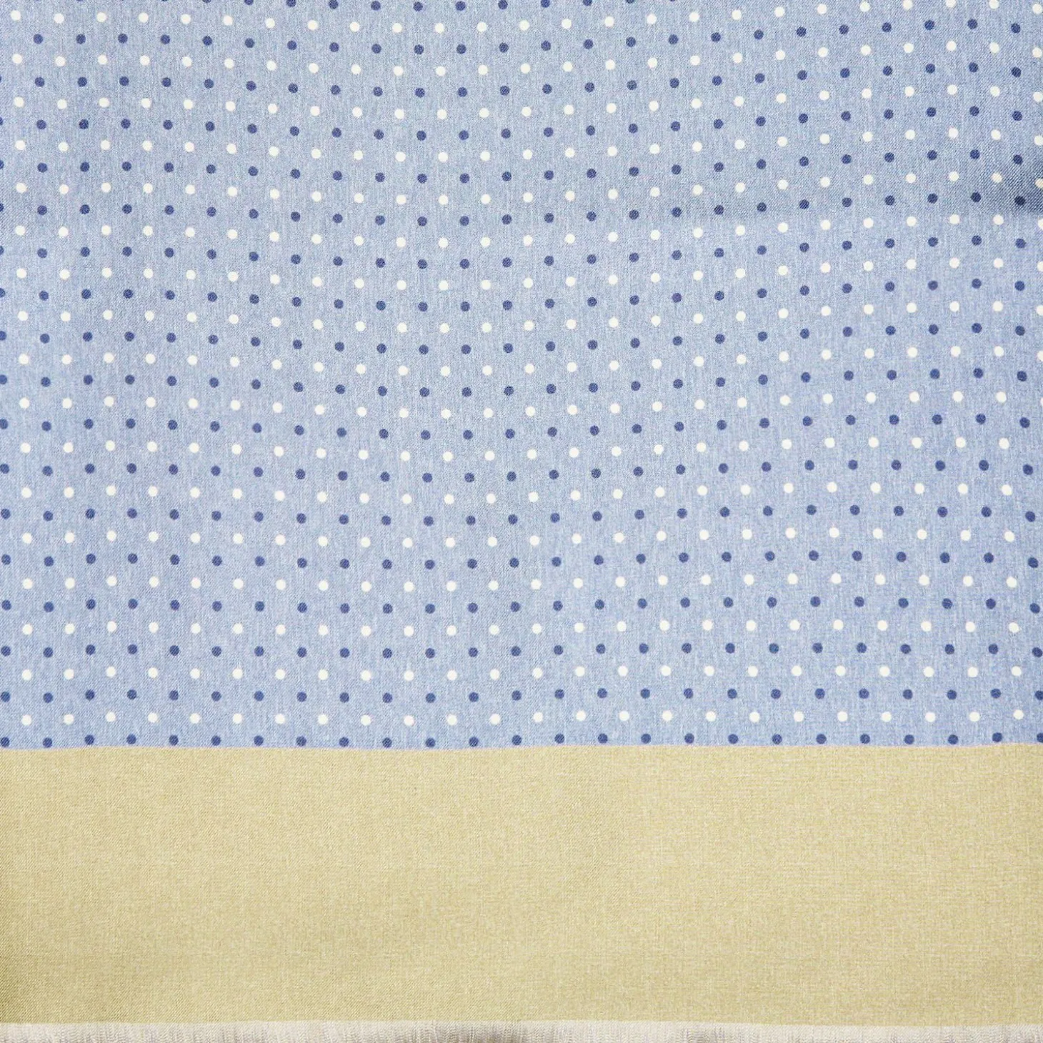 White Double Silk Scarf