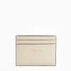 White Small Credit Card Holder In Soft Leather