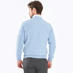 Wool And Cashmere Crewneck Sweater - Light Blue