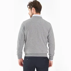 Wool And Cashmere Crewneck Sweater - Gray