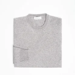 Wool And Cashmere Crewneck Sweater - Gray