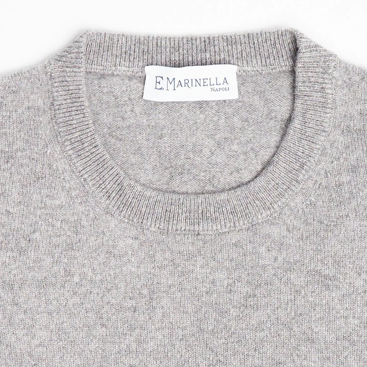 Wool And Cashmere Crewneck Sweater - Gray