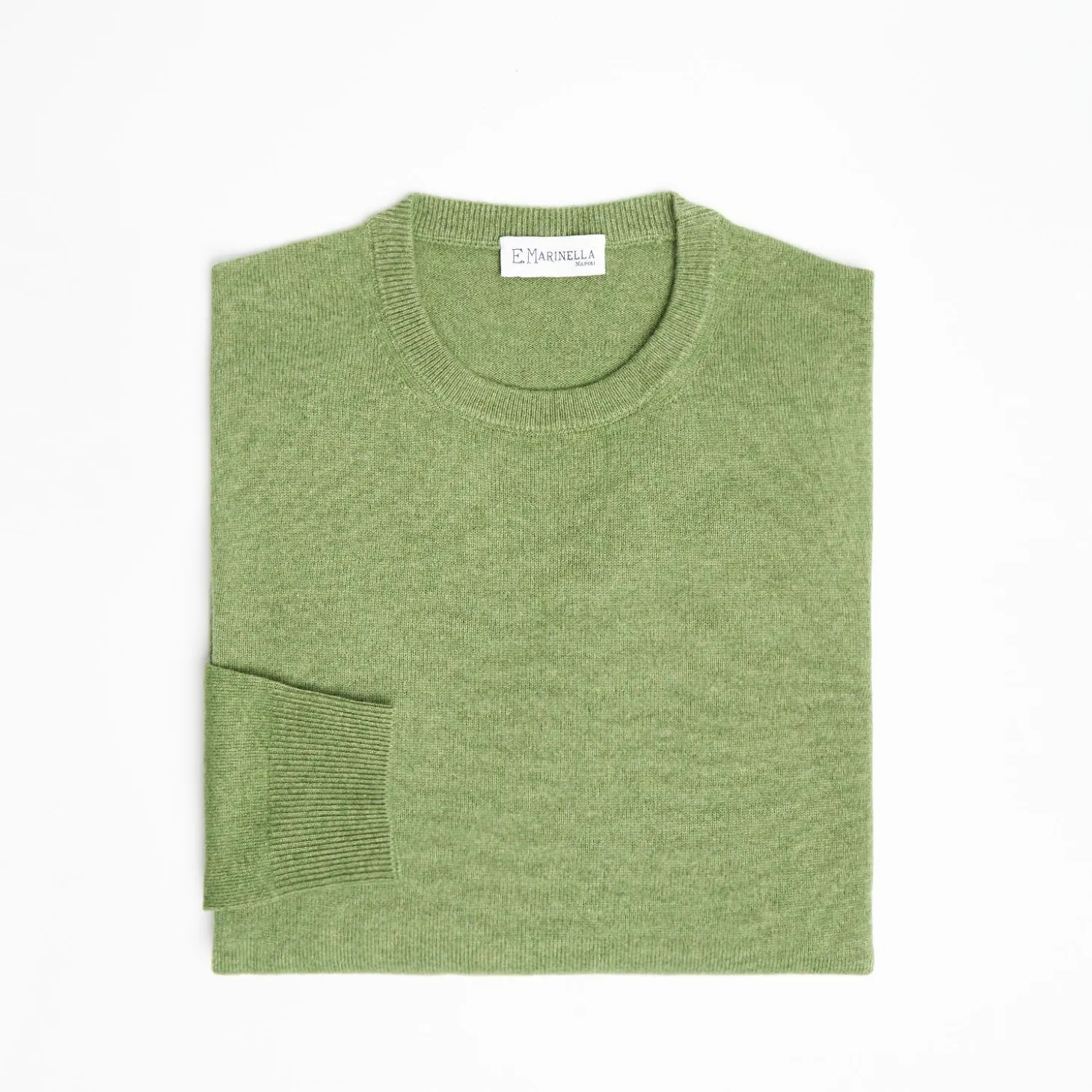 Wool And Cashmere Crewneck Sweater - Light Green