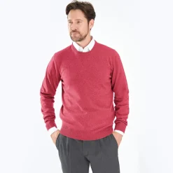 Wool And Cashmere Crewneck Sweater - Red