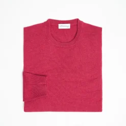 Wool And Cashmere Crewneck Sweater - Red