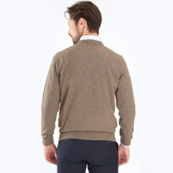 Wool And Cashmere Crewneck Sweater - Taupe Colour