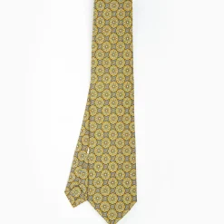 Yellow Archivio Collection Silk Tie 1985-05
