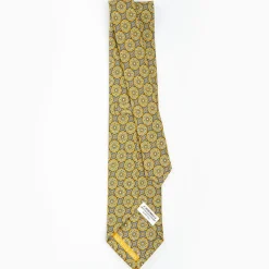 Yellow Archivio Collection Silk Tie 1985-05