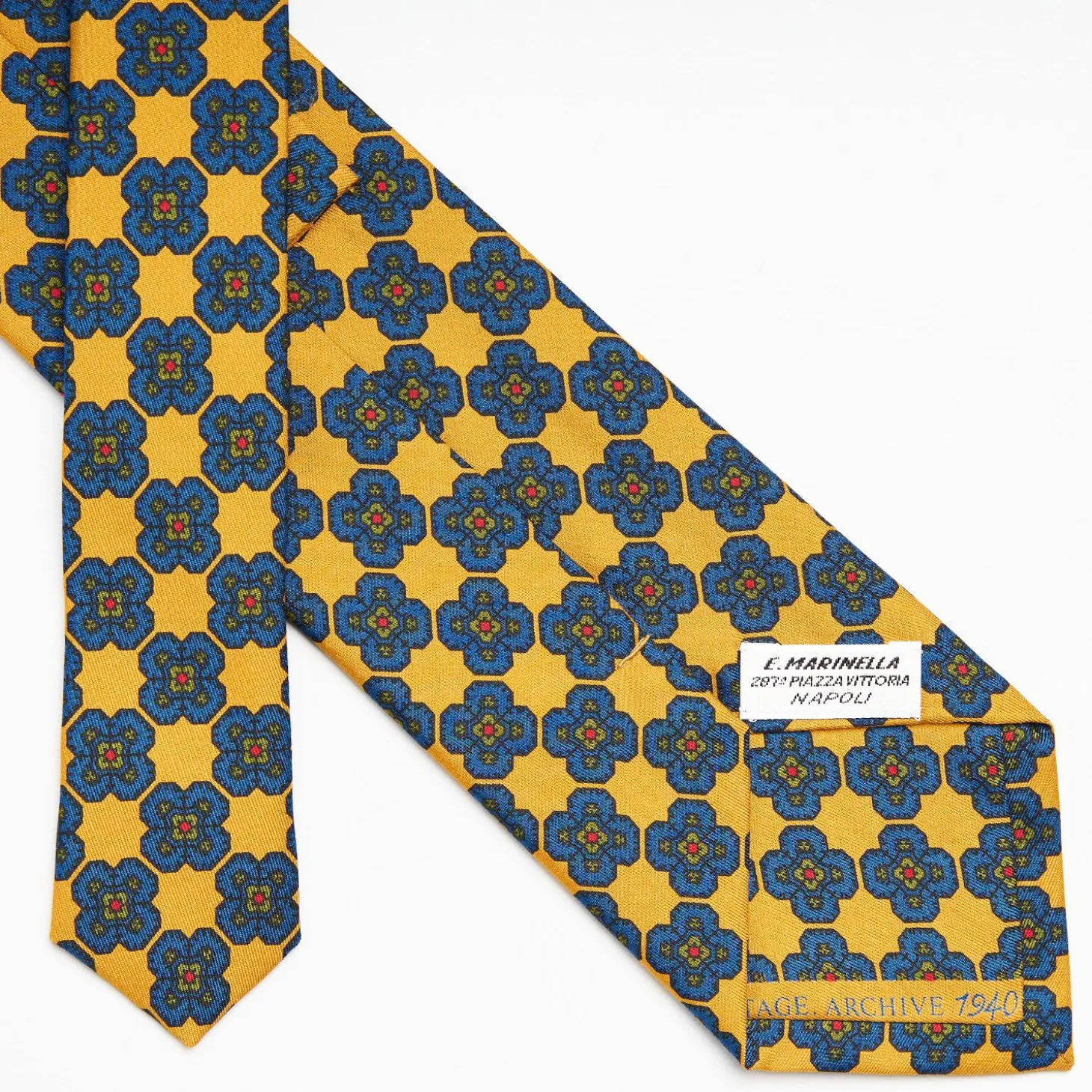 Yellow Archivio Collection Silk Tie 1940_06