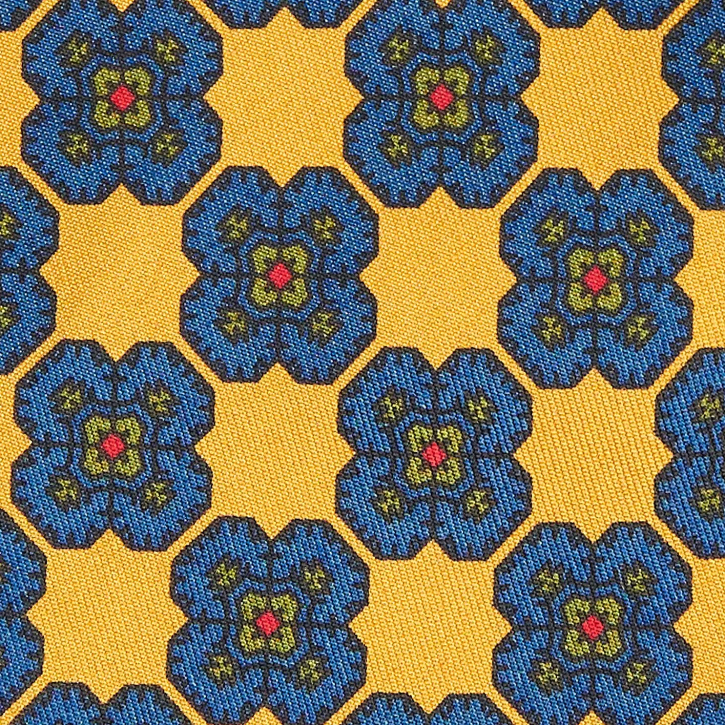 Yellow Archivio Collection Silk Tie 1940_06