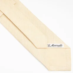 Yellow Sartorial Linen Tie Solid Color
