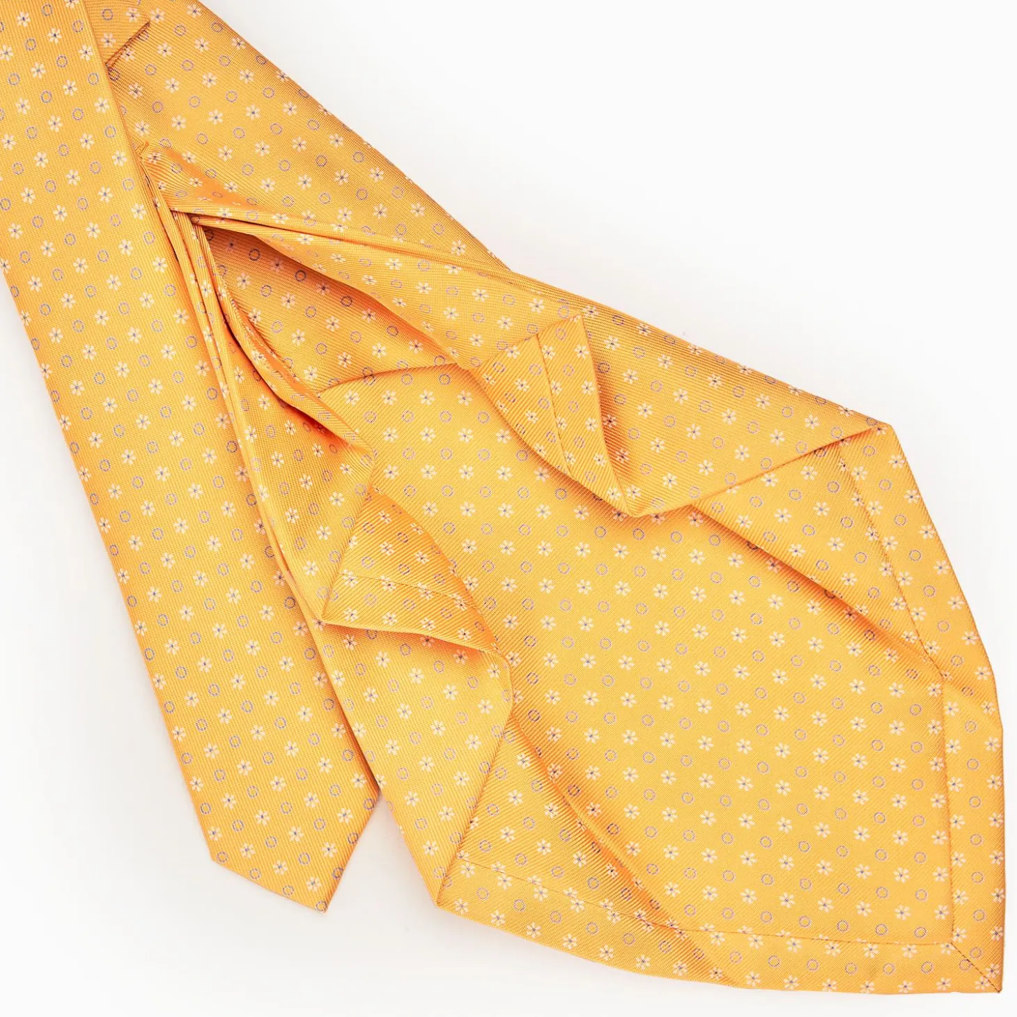 Yellow Seven-Fold Tie - Small Designs
