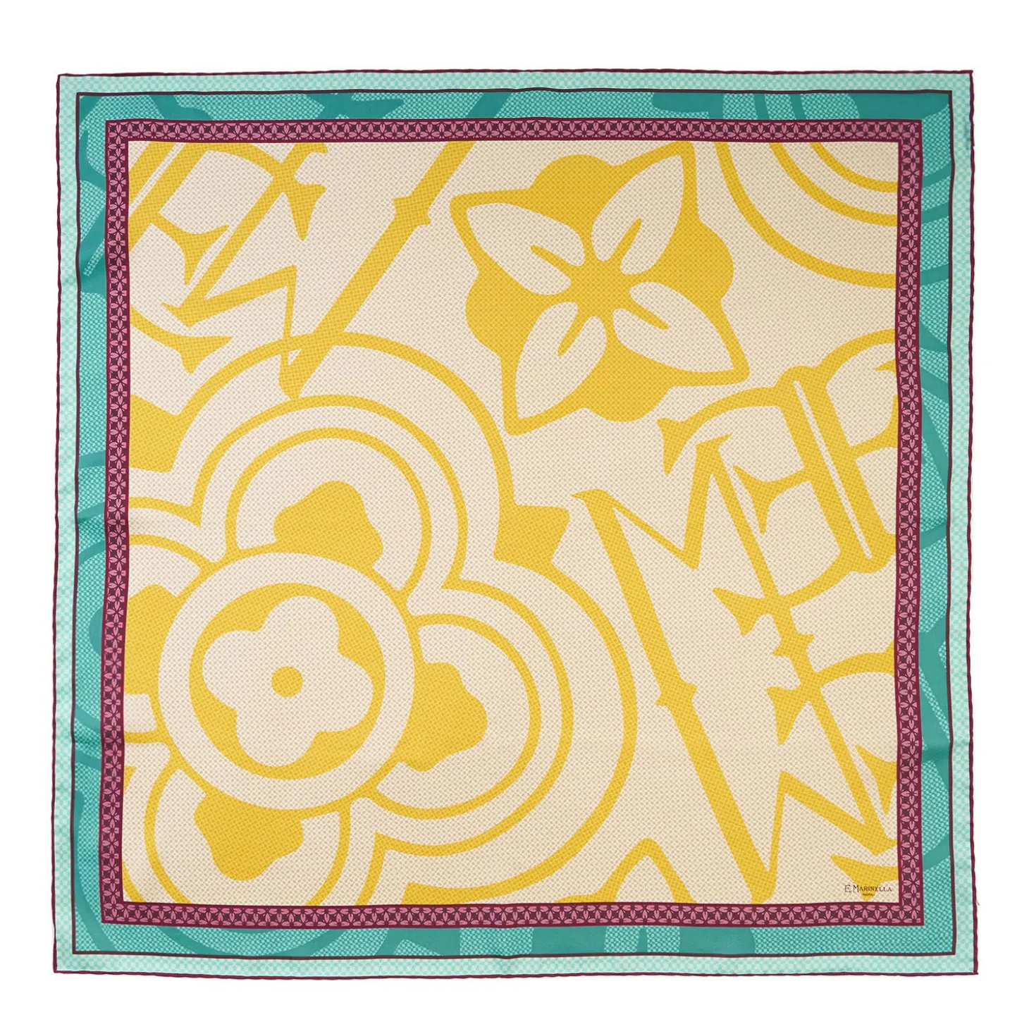 Yellow Silk Scarf 90 - Archivio Ispiration 1961