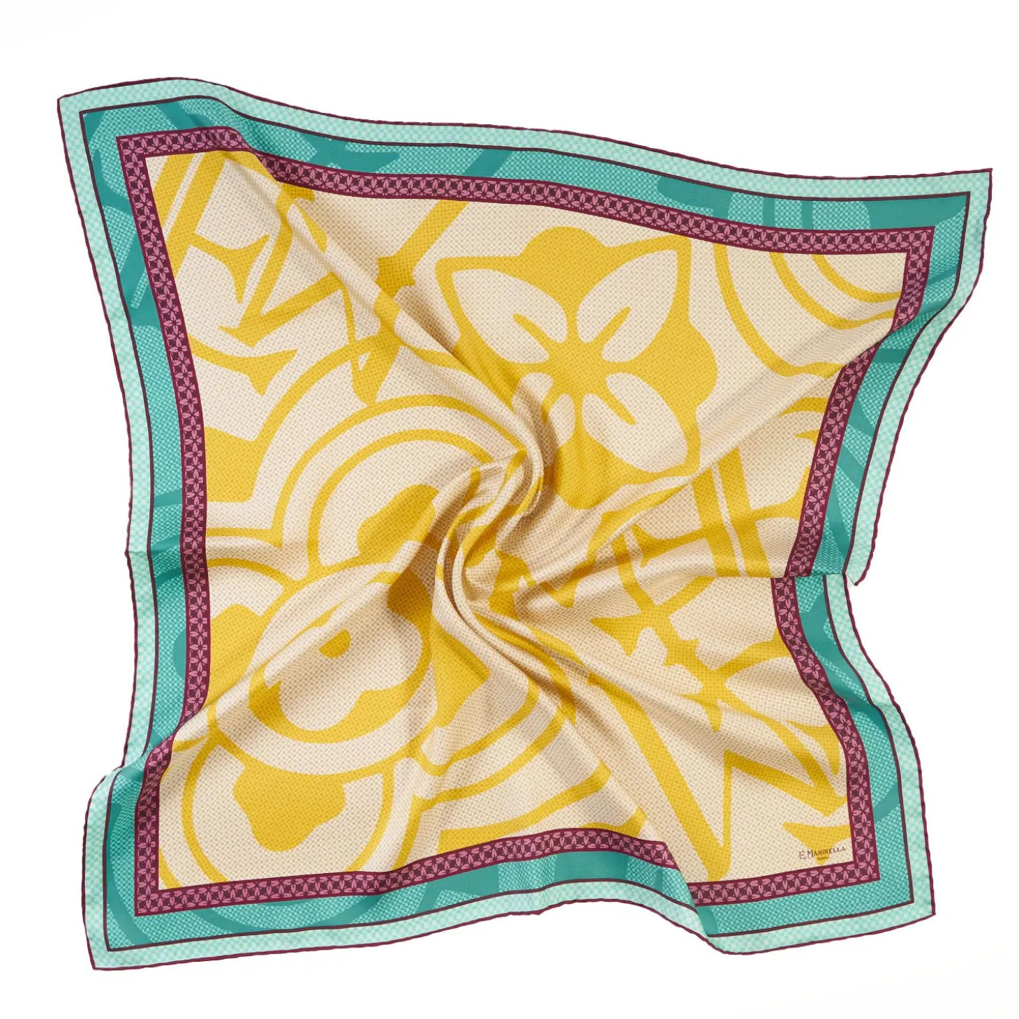 Yellow Silk Scarf 90 - Archivio Ispiration 1961