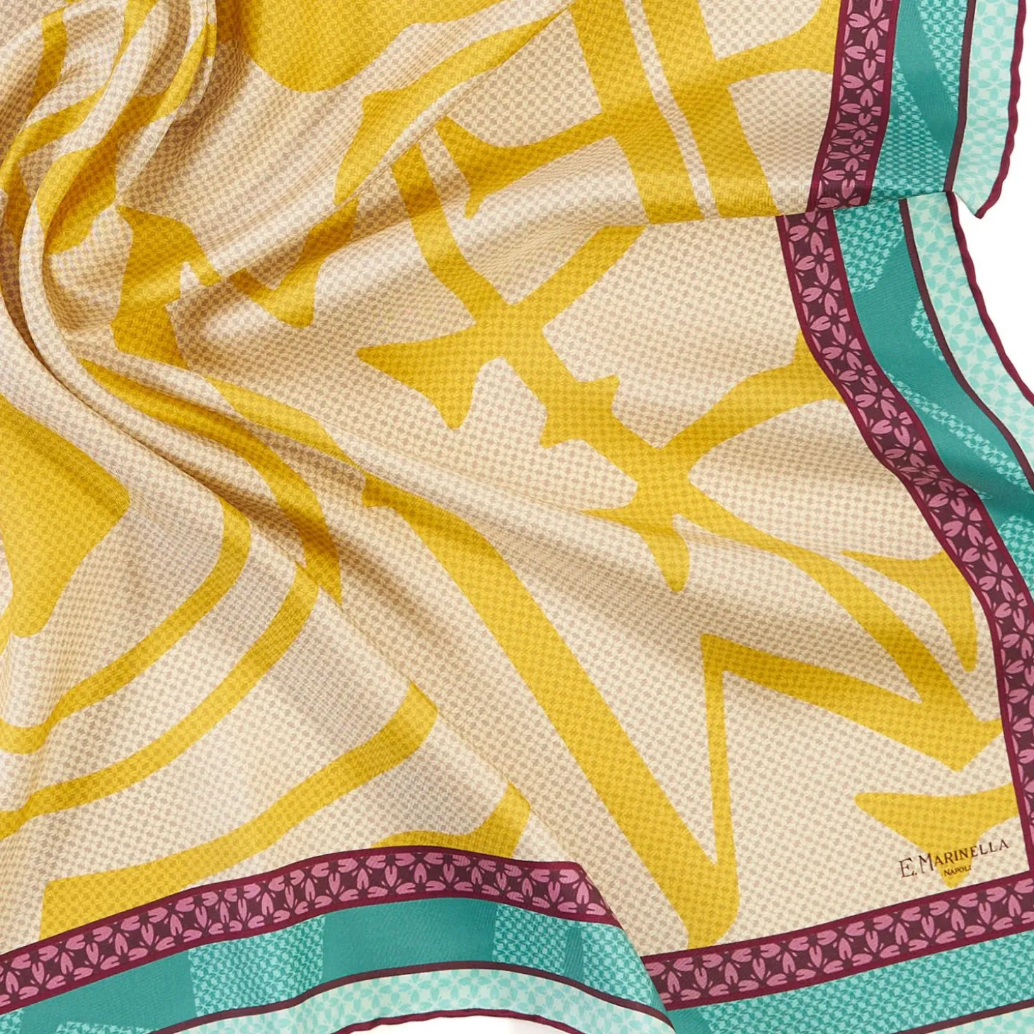 Yellow Silk Scarf 90 - Archivio Ispiration 1961