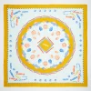Yellow Silk Scarf 90 - Confetti And Bon Bon